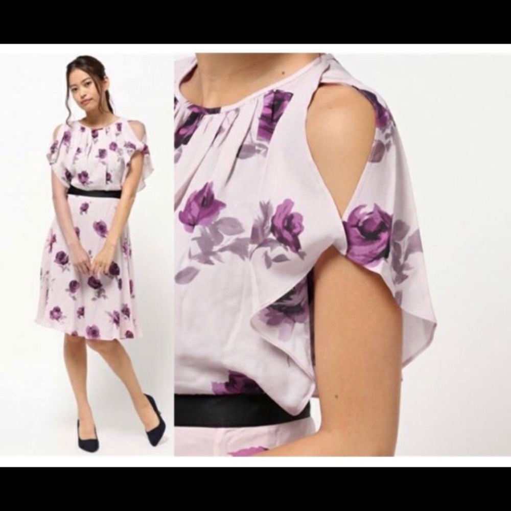 Kate Spade Silk Chiffon Encore Rose Dress